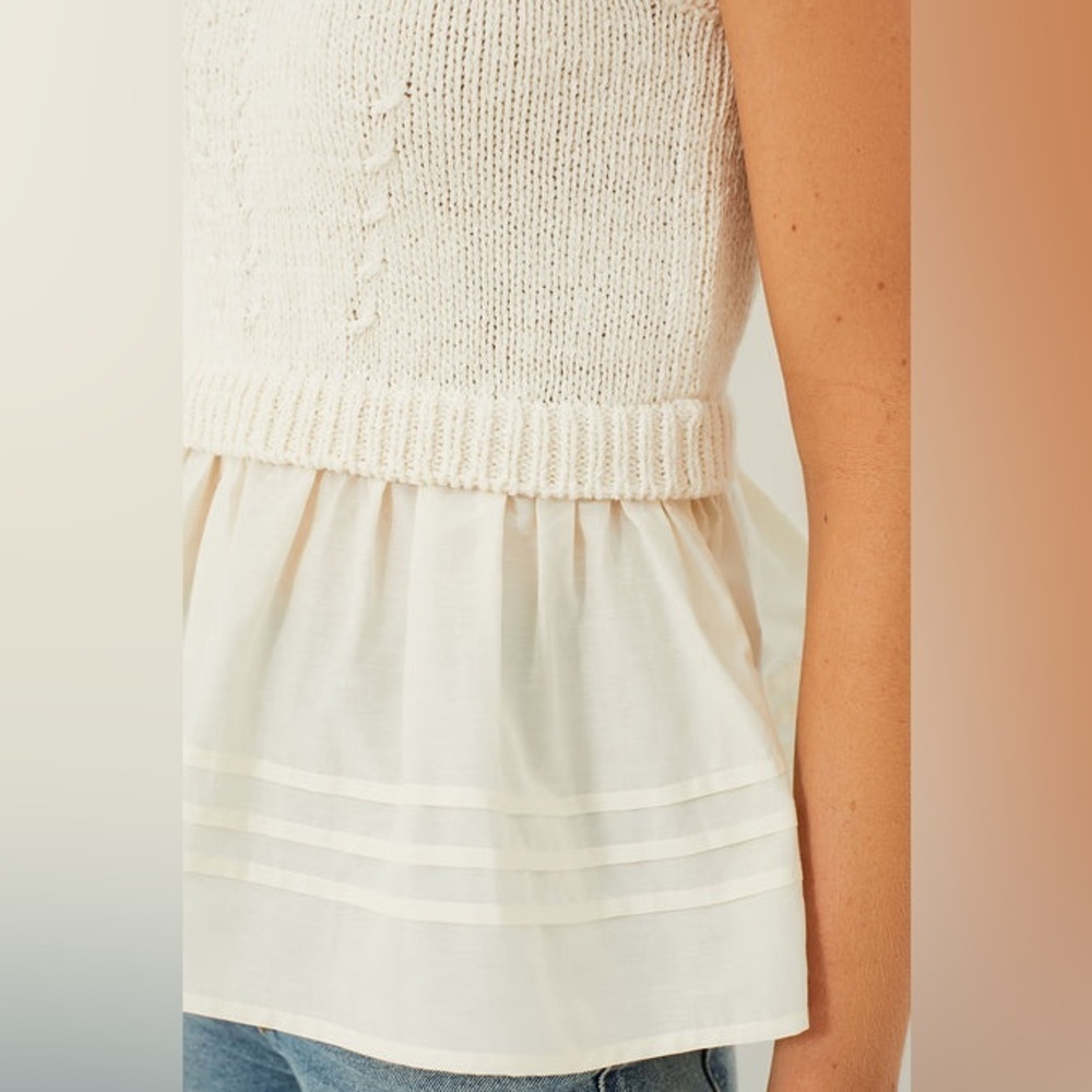 Ulla Johnson Ivory Edda Top - Picture 5 of 8